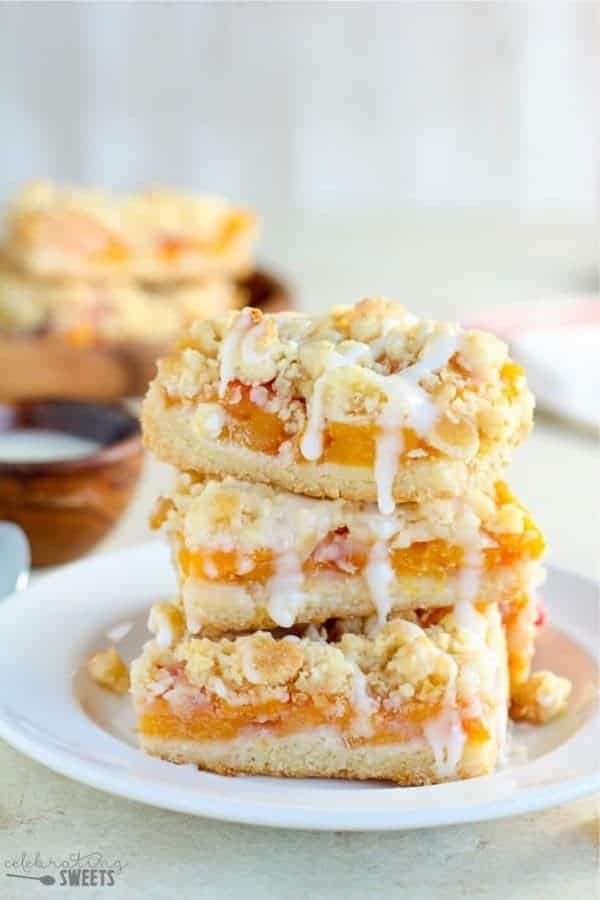 Peach Crumb Bars