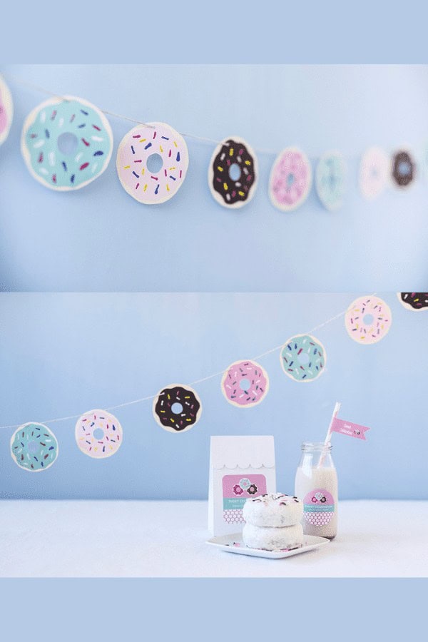 Donut Party Banner