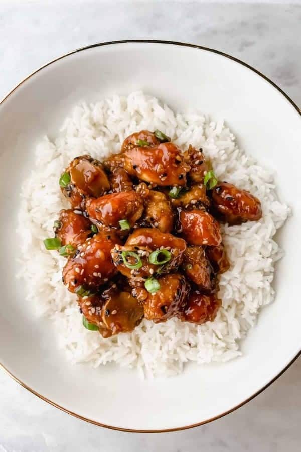 GLUTEN-FREE HONEY SESAME CHICKEN