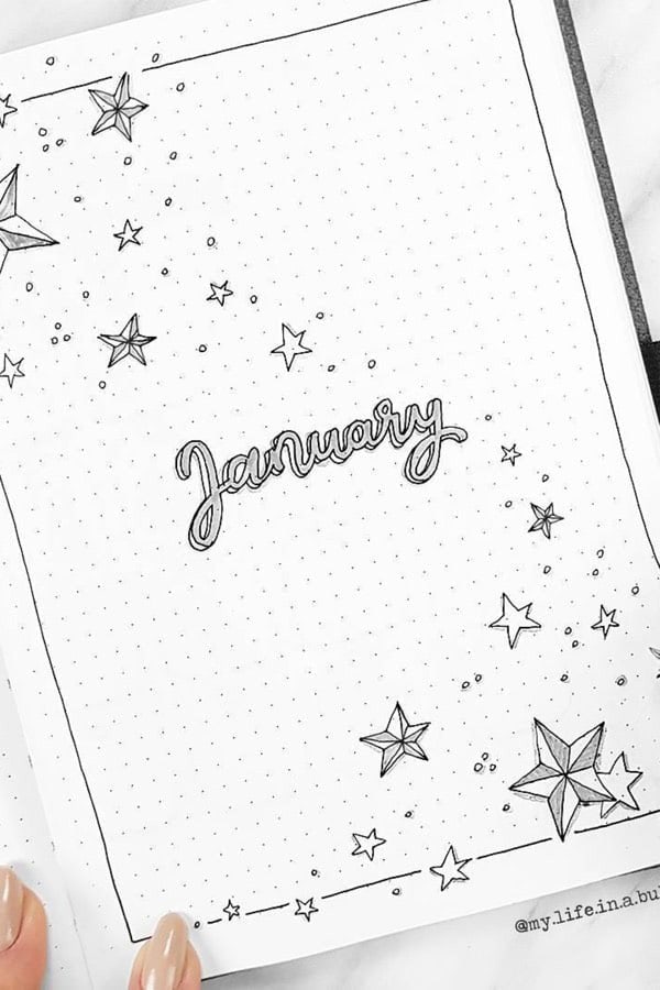 Star Themed Monthly Cover