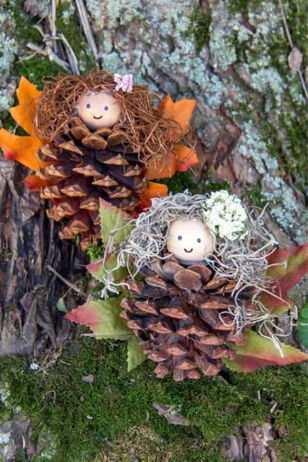 PINECONE FAIRY NATURE CRAFT