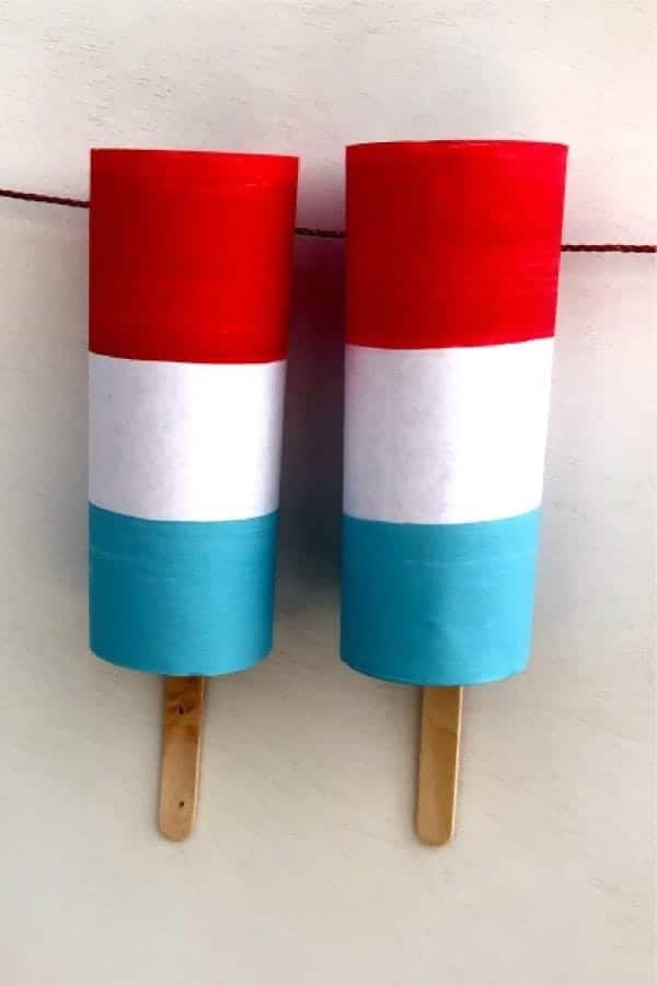 Patriotic Popsicle Garland