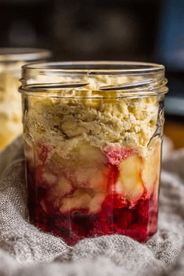 Fruit Crumble Pots