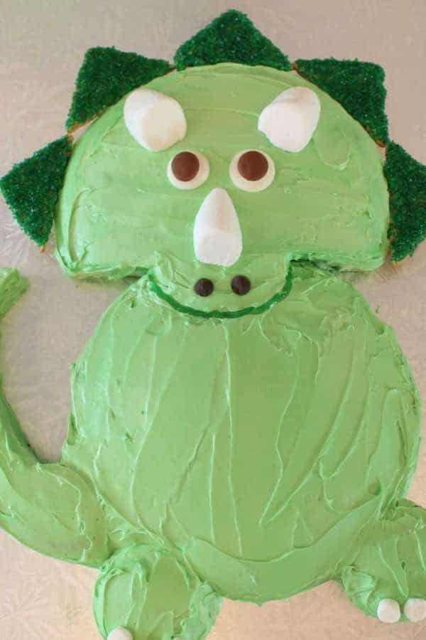 Triceratops Dinosaur Birthday Cake Recipe