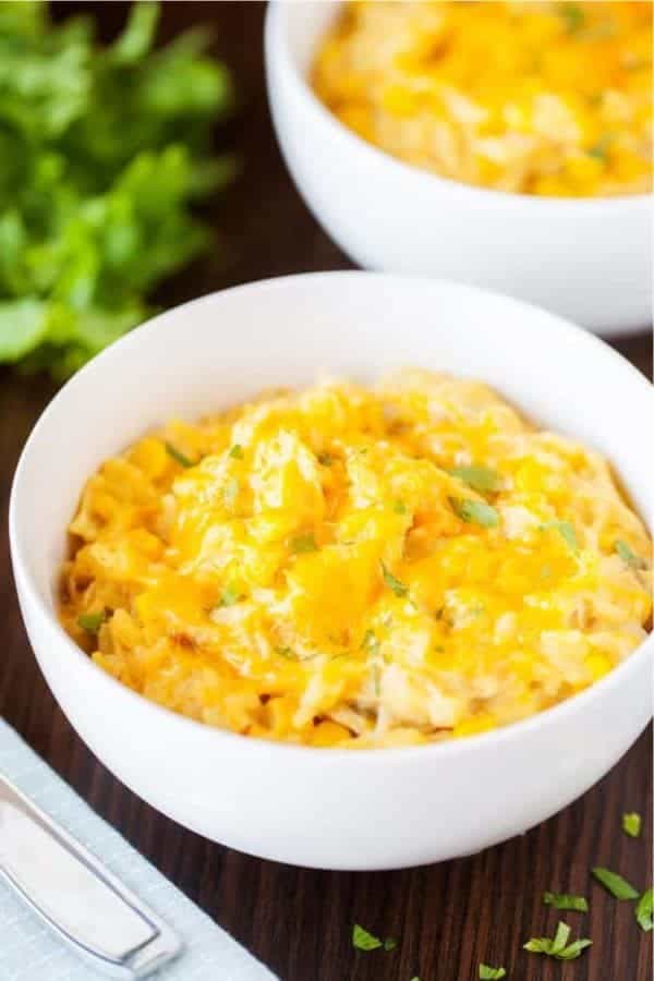 Slow Cooker Corn Chicken Casserole