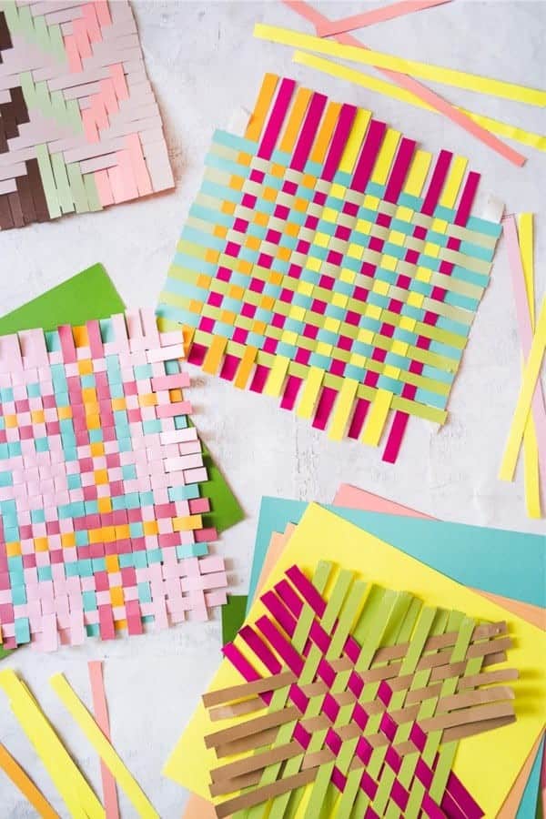 Paper Weaving Craft Project