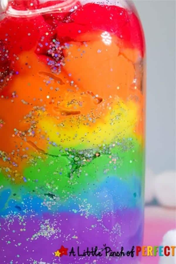 How to Make a Rainbow Jar Kids Craft