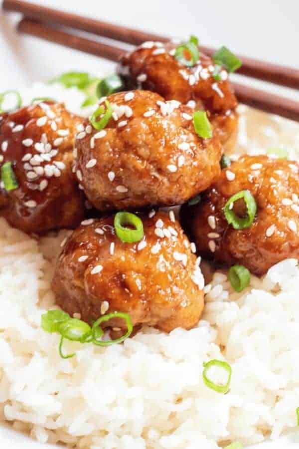 SESAME GINGER MEATBALLS