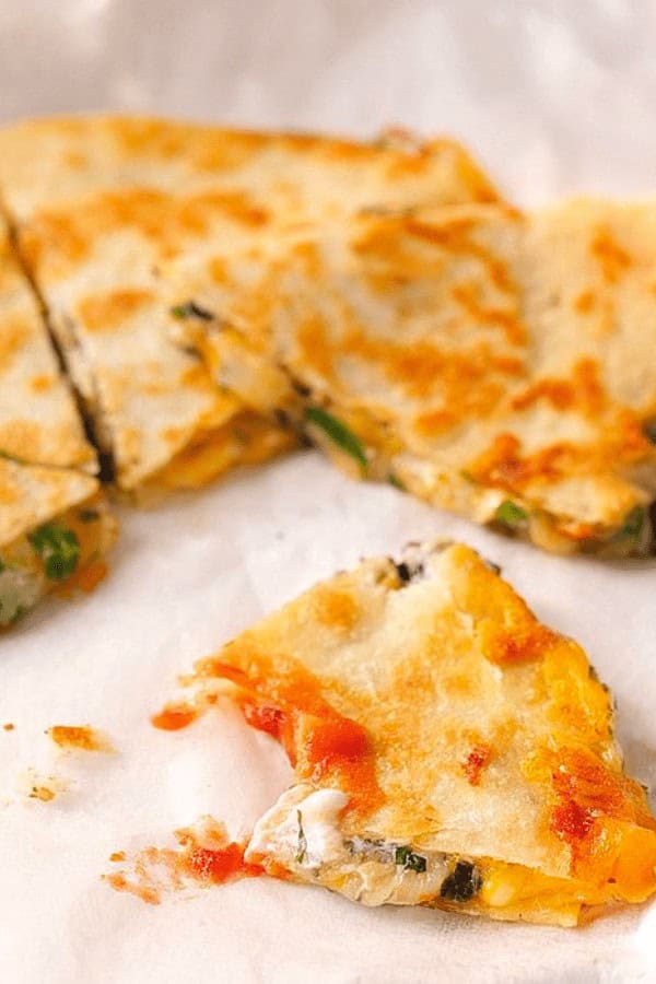 Three-Cheese Quesadilla