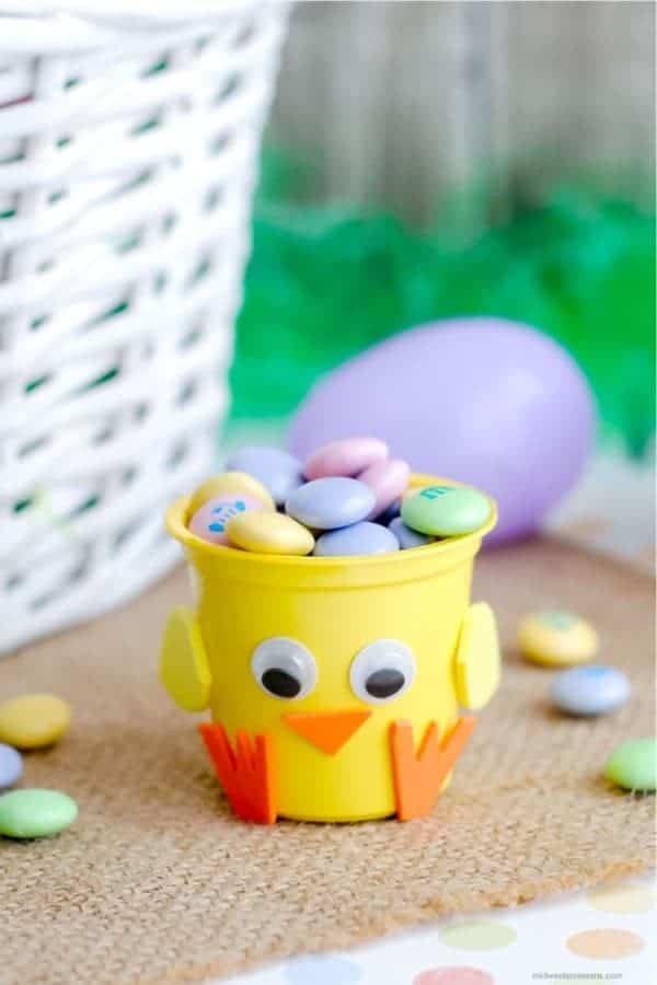 Easter Chick Craft: Upcycled K-Cup