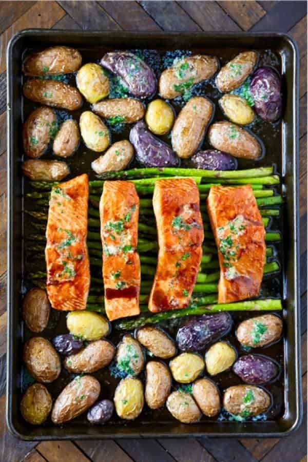 Sheet Pan Salmon Dinner Recipe