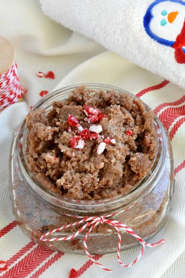 CHOCOLATE PEPPERMINT SUGAR SCRUB