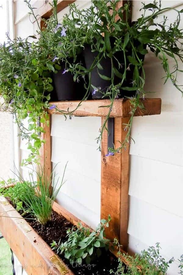 2×4 DIY Herb Garden Planter