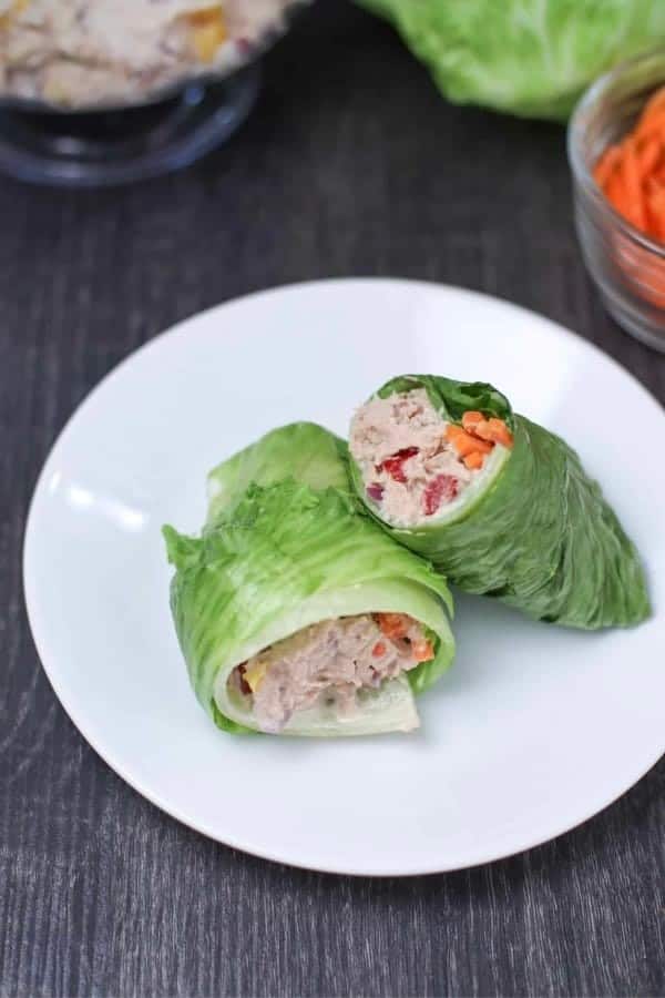 TUNA SALAD LETTUCE WRAPS