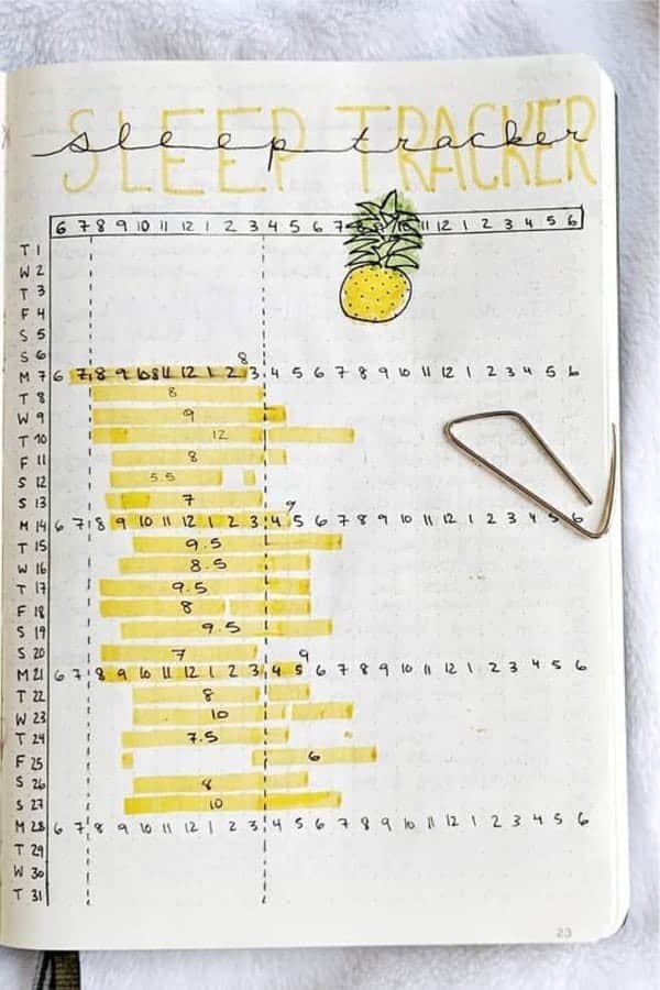 Pineapple Sleep Tracker