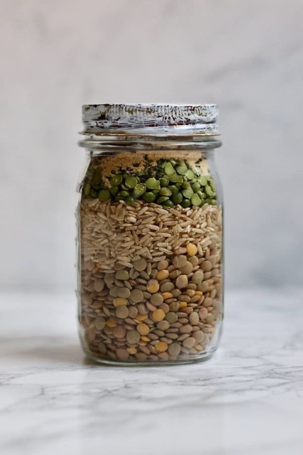 LENTIL BROWN RICE DRY SOUP MIX