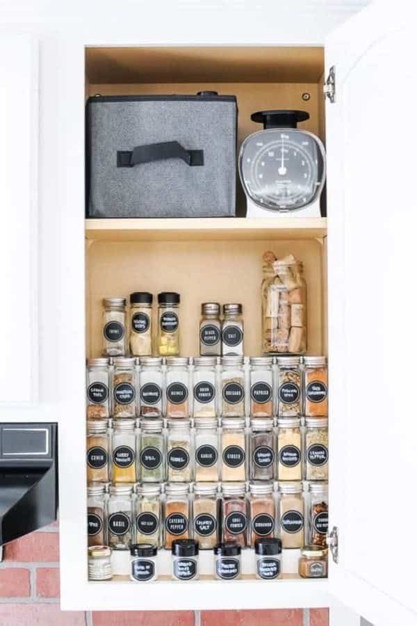 DIY Hack For Spice Cabinet