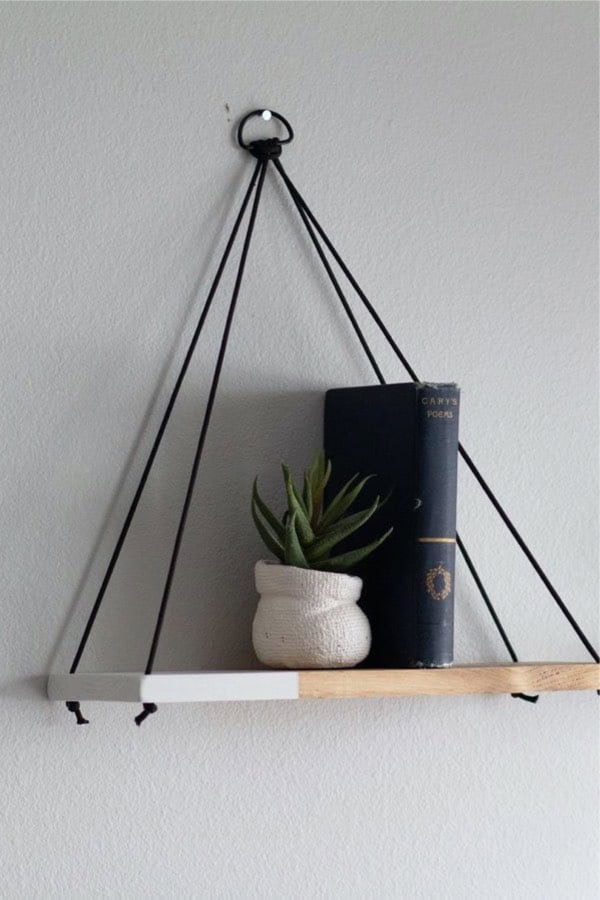 Two Tone Hanging Shelves