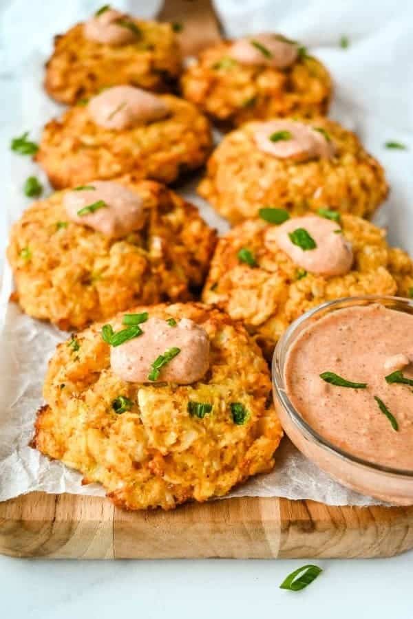 AIR FRYER CRAB CAKES