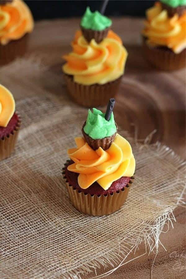 Halloween Cauldron Cupcakes