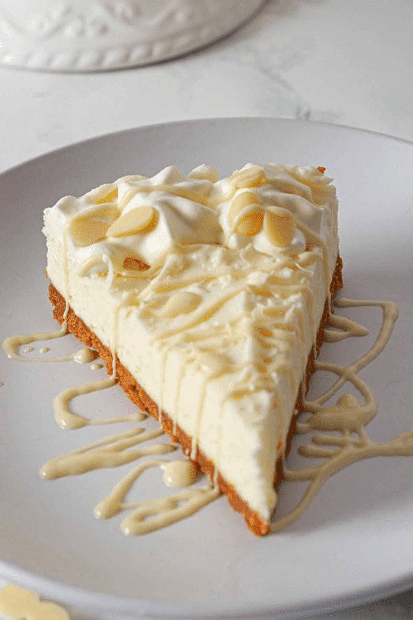 Vegan White Chocolate Cheesecake