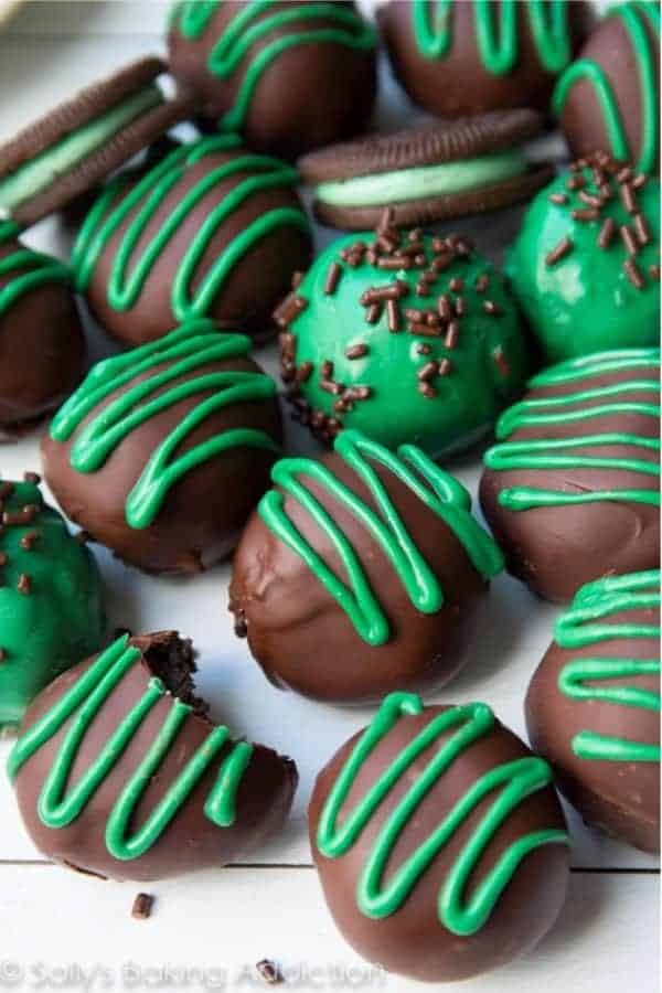 Mint Oreo Truffles