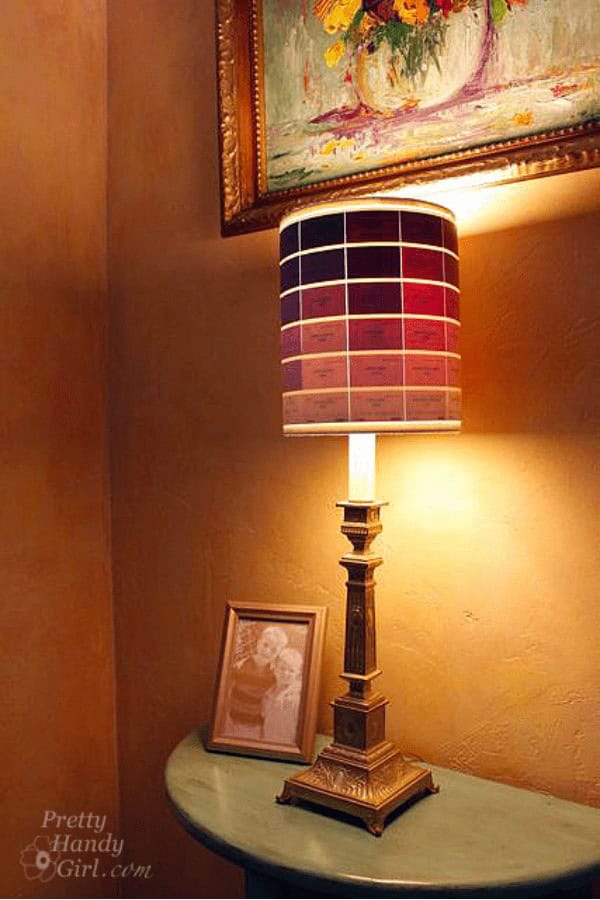 Paint Chip Lampshade