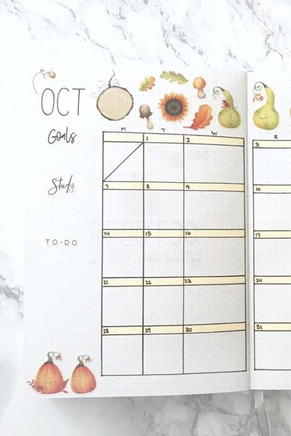 Classy October Spread