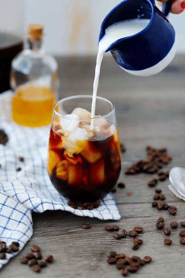 Cold Brew with Honey and Milk