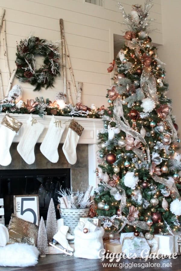 GLAM METALLIC FARMHOUSE CHRISTMAS TREE