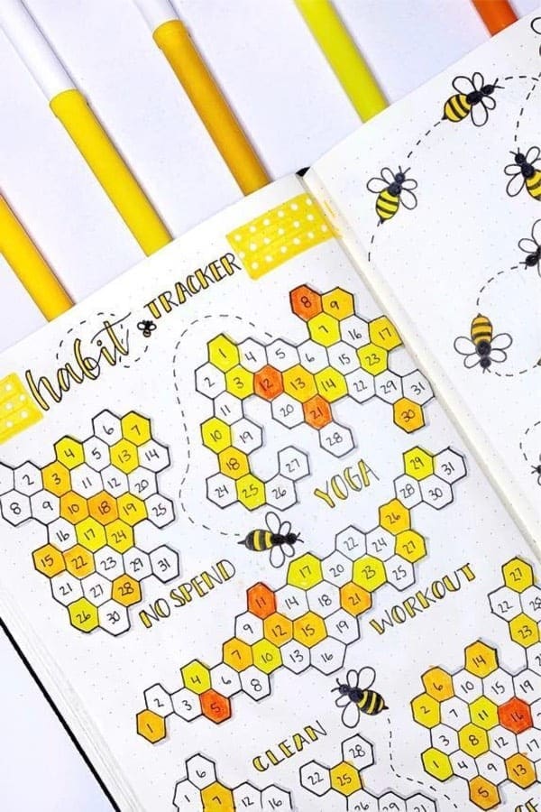 Bee Hive Habit Tracker