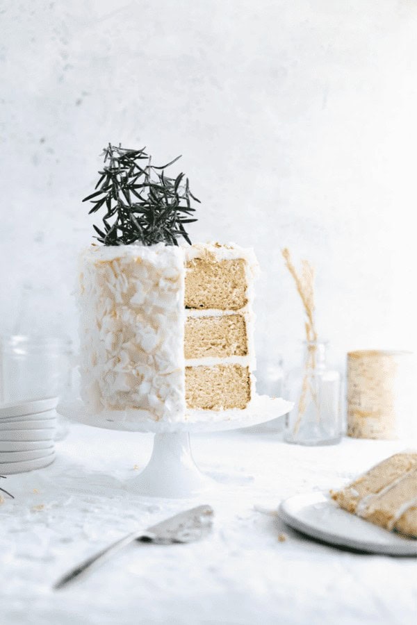 Christmas Coconut Cake