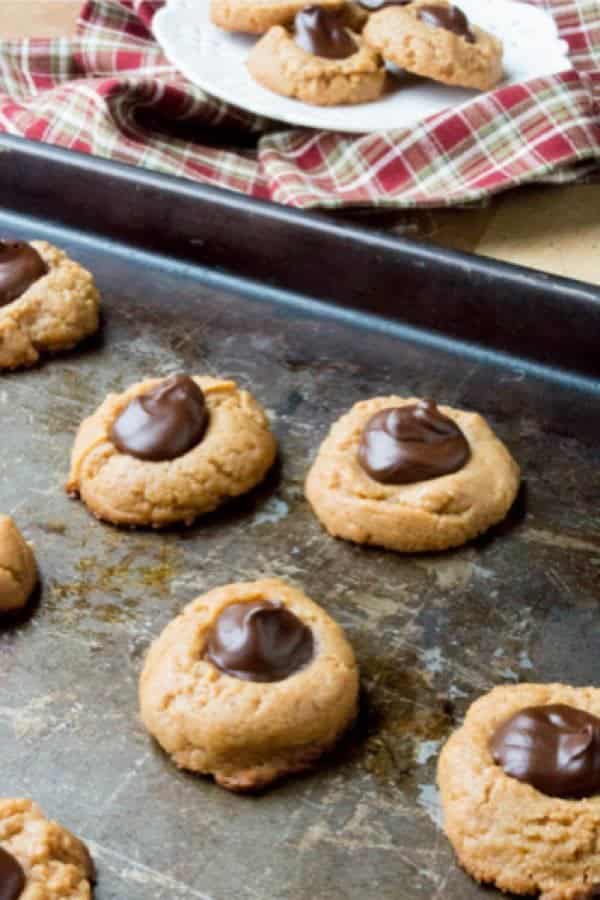 Low Carb Peanut Butter Blossoms