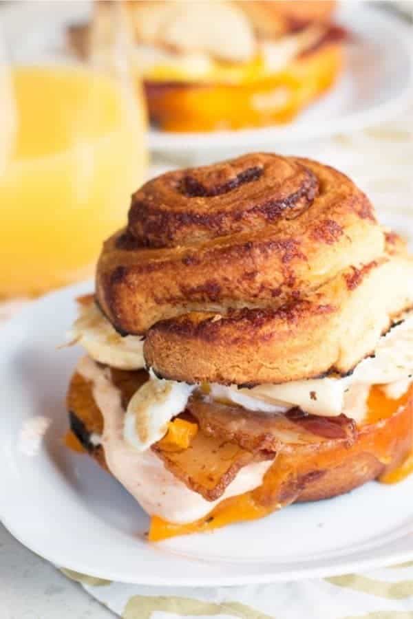 Ultimate Mountain Breakfast Sandwich