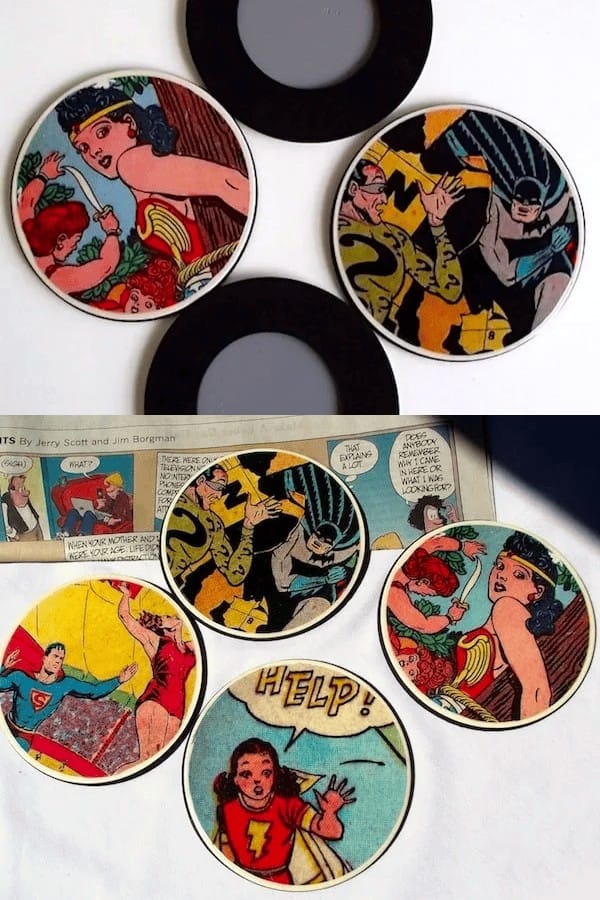 Comic Book Coasters