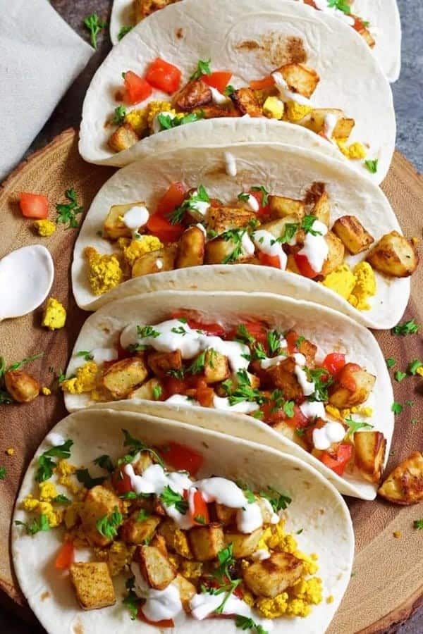 VEGAN BREAKFAST TACOS