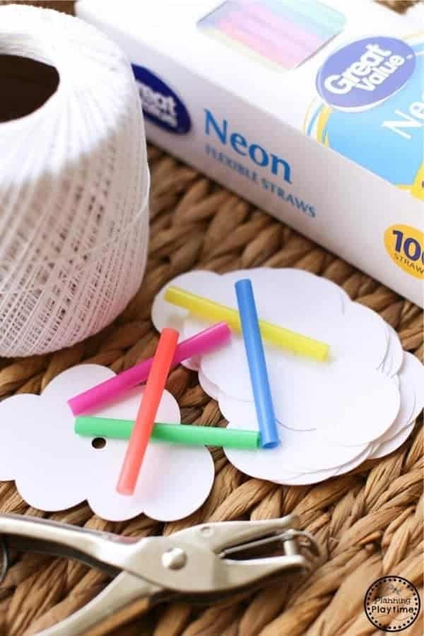 Rainbow Necklace Craft For Kids