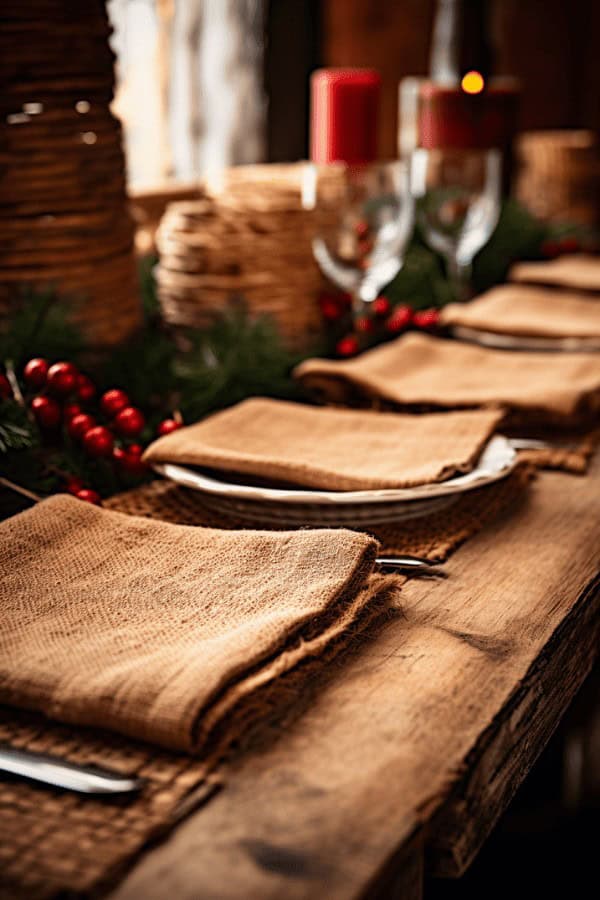 Rustic Jute Table Mats