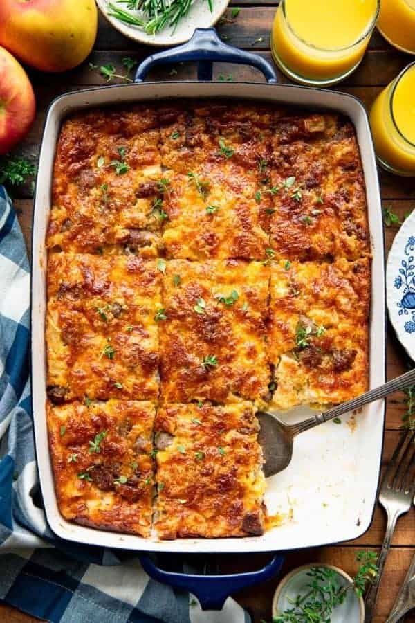 MAPLE SAUSAGE APPLE BREAKFAST BAKE