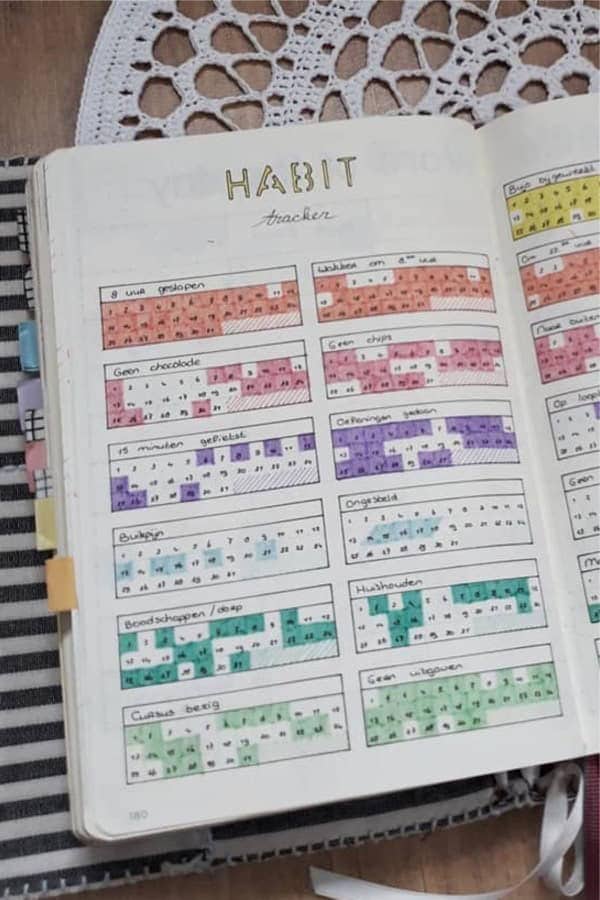 Rainbow Habit Tracker