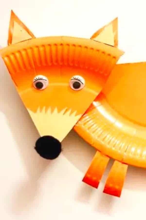 Paper Plate Fantastic Mr. Fox Craft