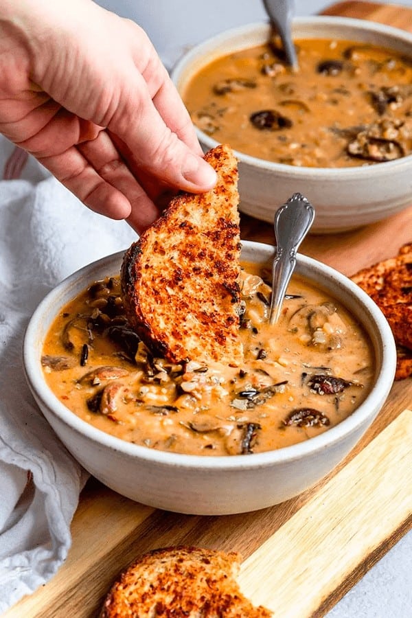 Mushroom Wild Rice Soup