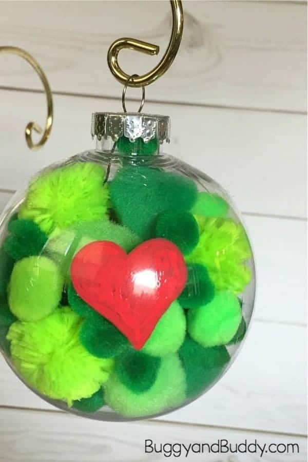 The Grinch Christmas Ornament Craft for Kids