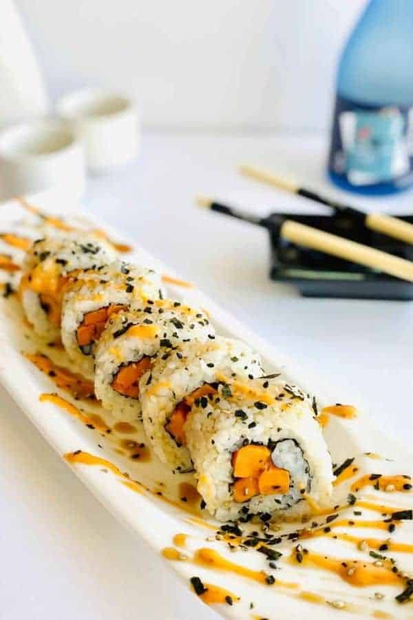 SWEET POTATO SUSHI ROLLS