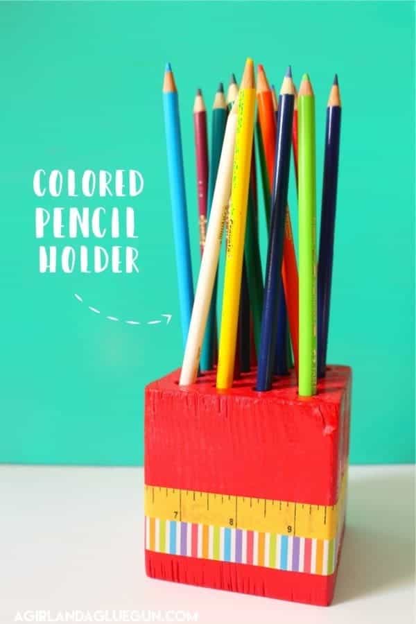 Make Your Own Colored Pencil Holder