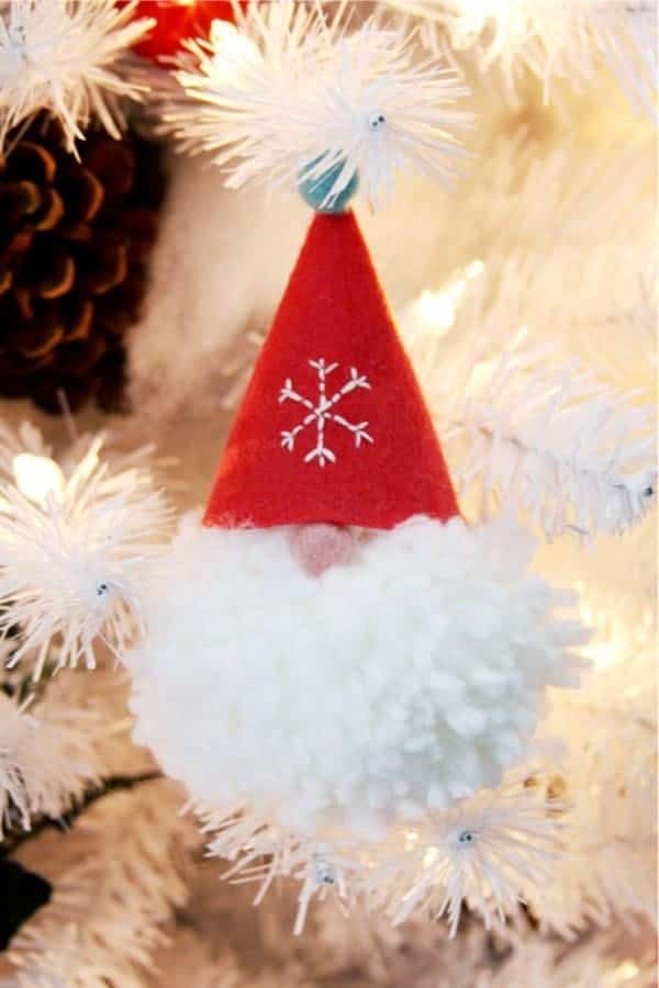 Wee Little Gnome Pom Pom Ornaments