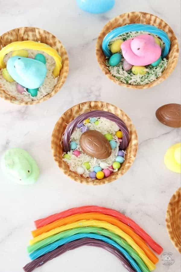 EDIBLE EASTER CANDY BASKET