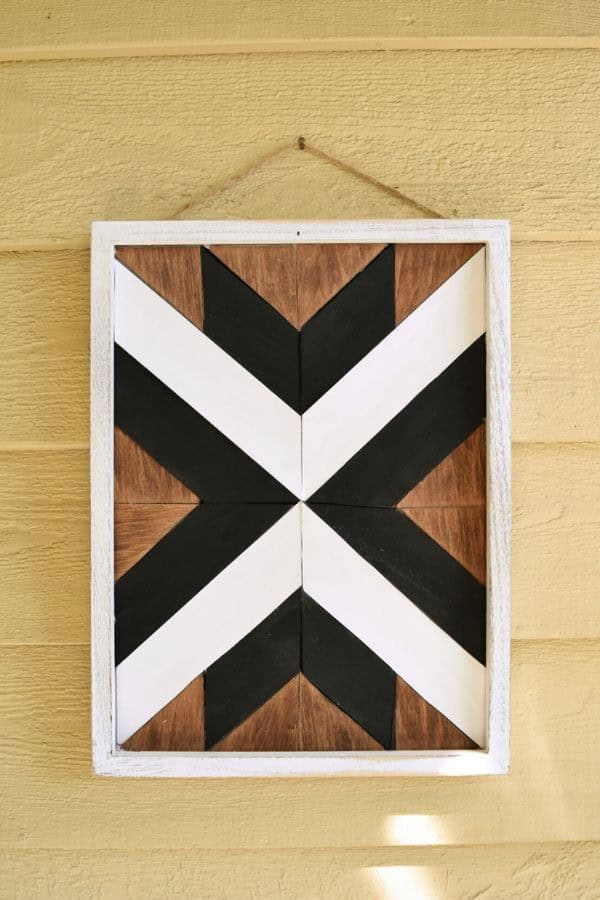 PAINTED GEOMETRIC PLYWOOD ART