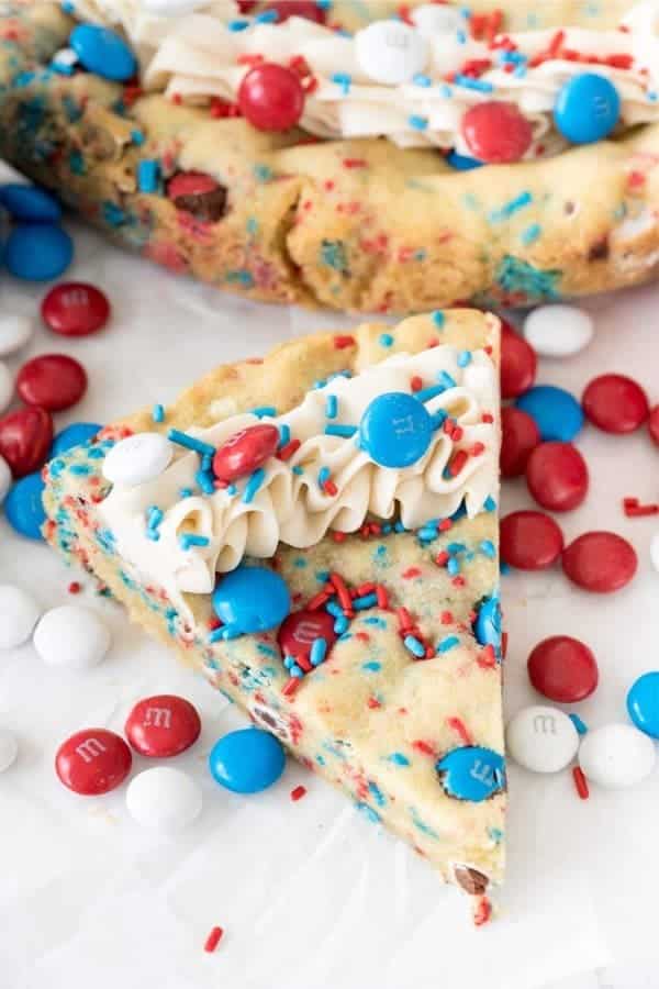 Fireworks Sugar Cookie Cake