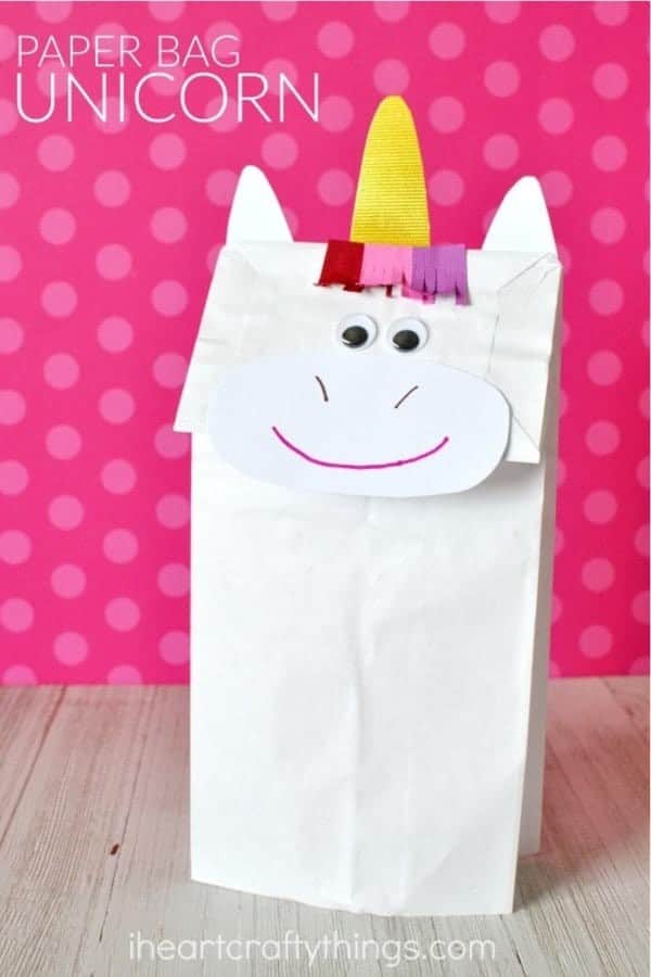 How to Make a Paper Bag Unicorn Craft